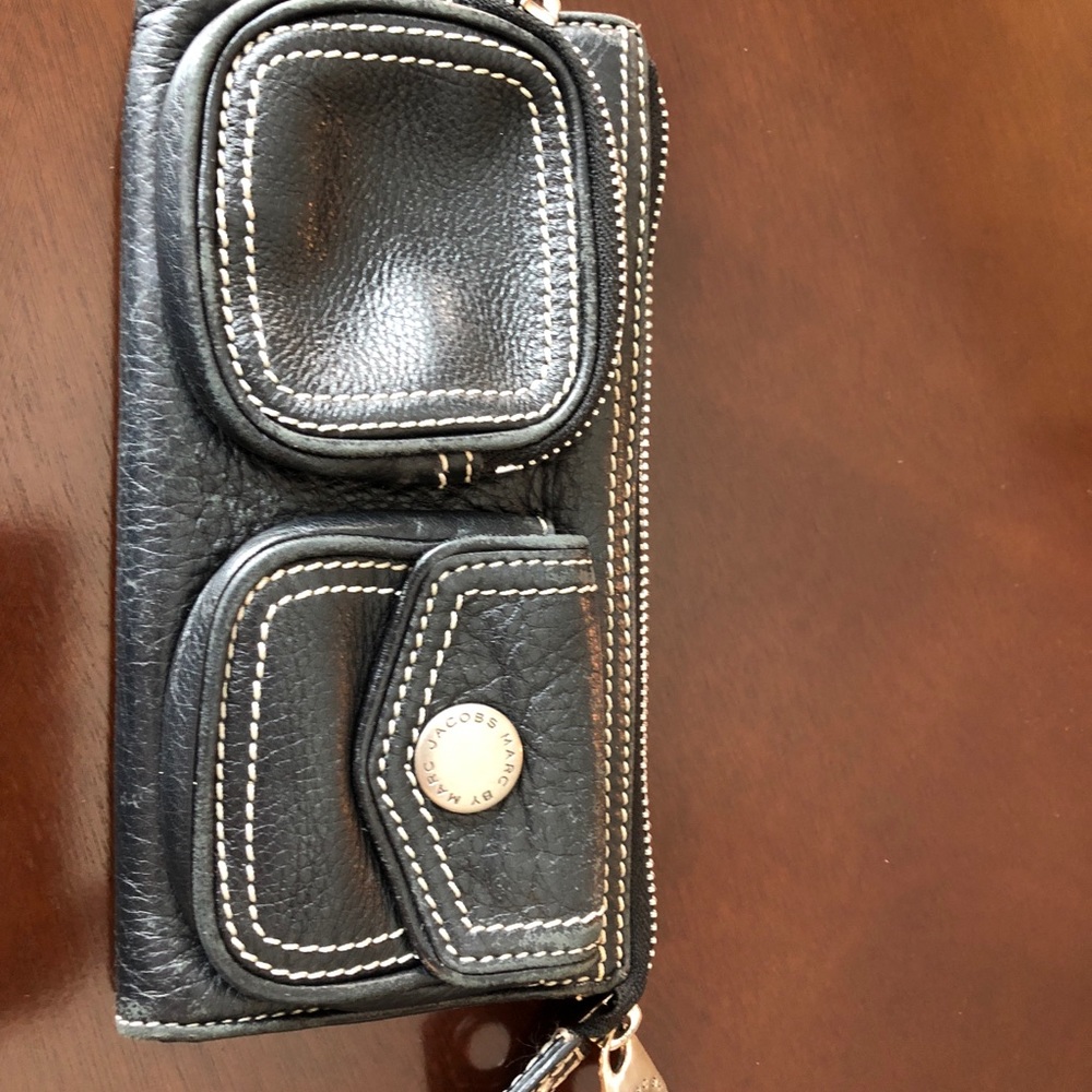 Marc Jacobs Pebbled Leather Wallet